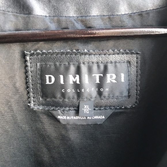 Like New Authentic Black Leather Jacket - Dimitri Leather - Picture 4 of 4